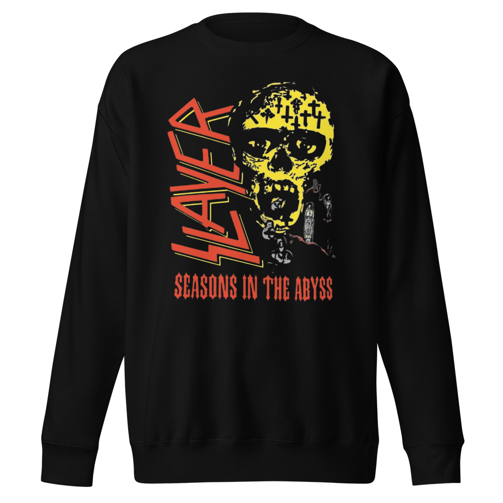 Slayer Vintage 1990 Season's In the Abyss Jumbo Print Sweatshirt