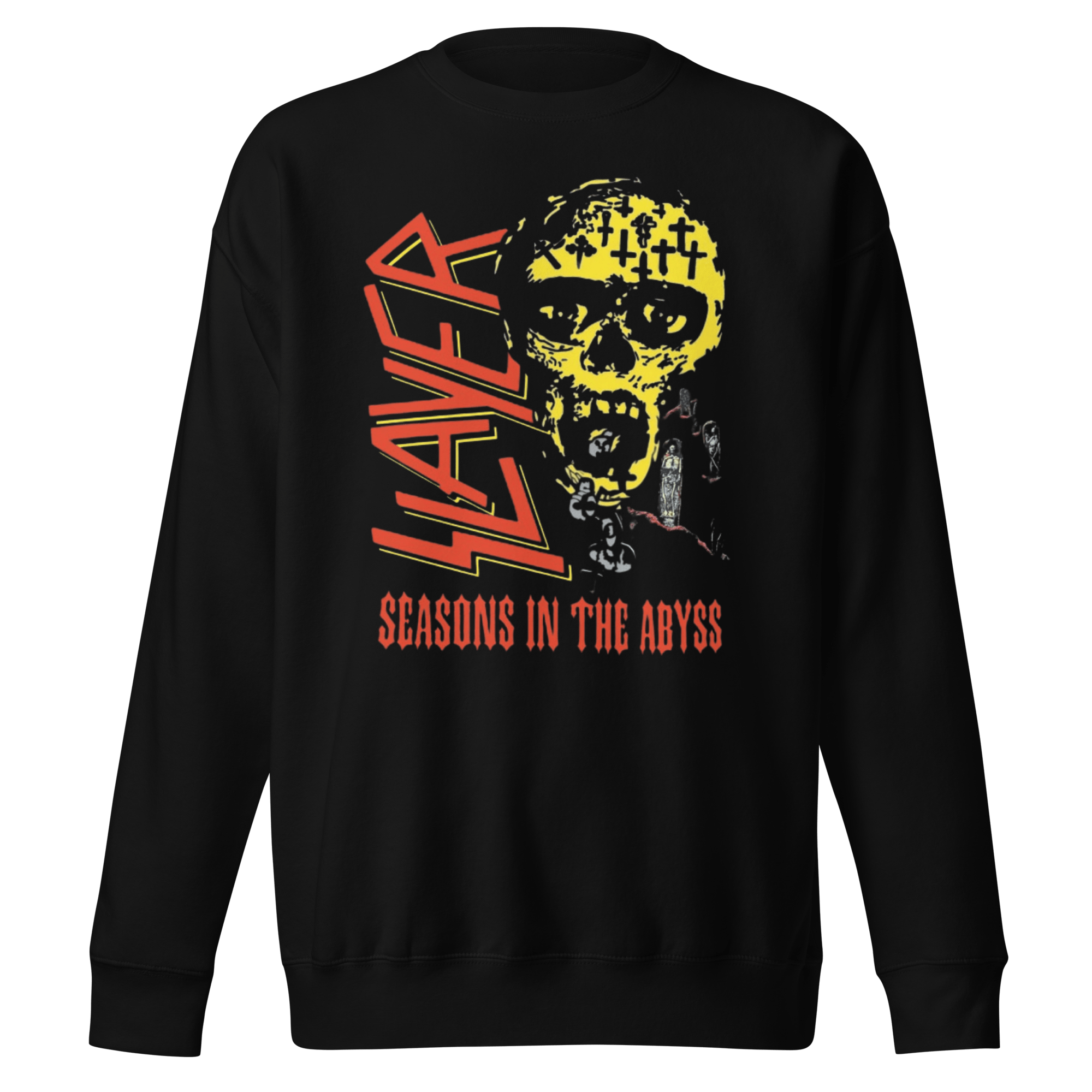 Slayer Vintage 1990 Season's In the Abyss Jumbo Print Sweatshirt