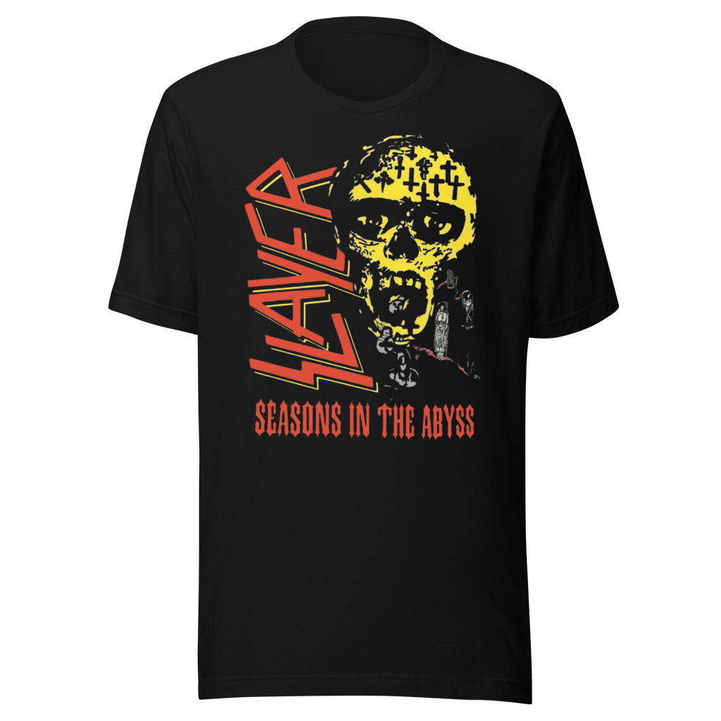 Slayer Vintage 1990 Season's In the Abyss Jumbo Print T-Shirt