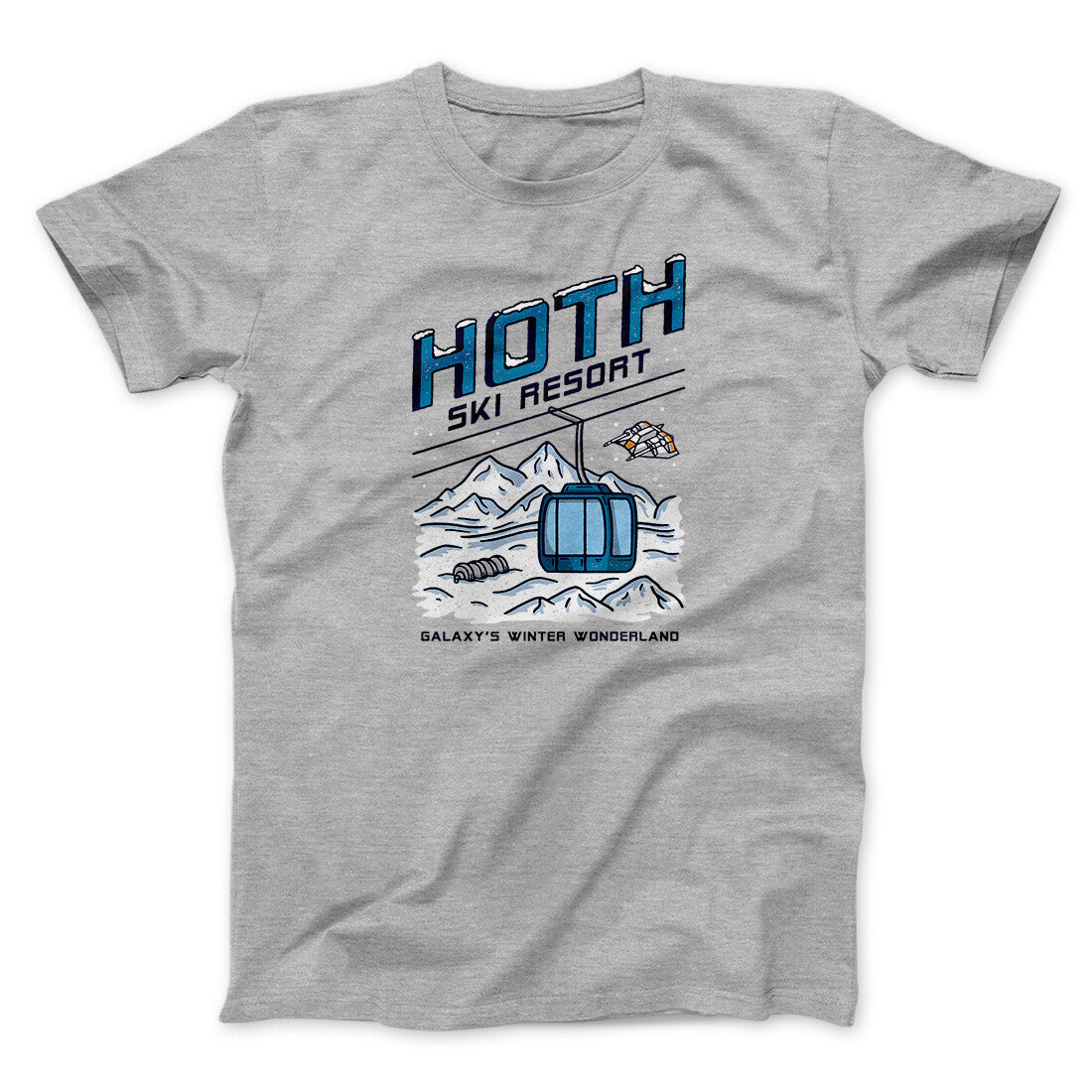 Hoth Ski Resort Funny Movie Men/Unisex T-Shirt