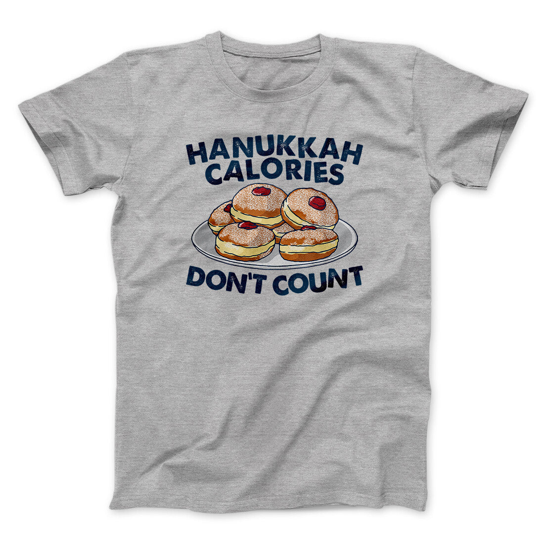 Hanukkah Calories Don't Count Funny Hanukkah Men/Unisex T-Shirt