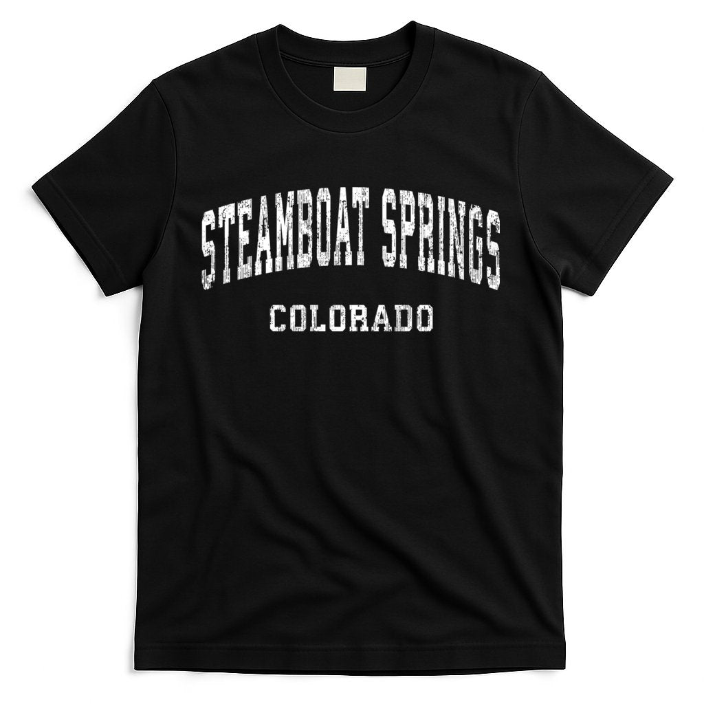 Steamboat Springs Colorado Co Vintage Varsity Sports T-Shirt