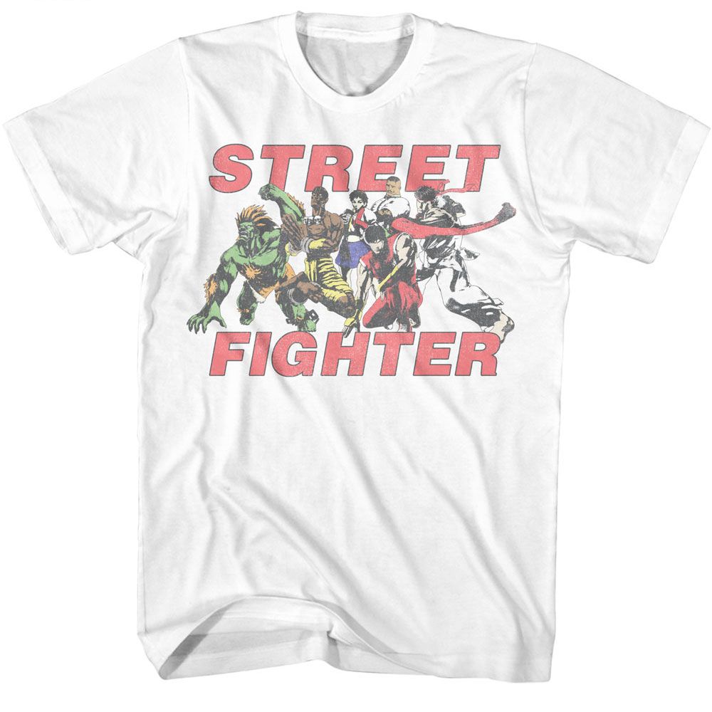Street Fighter - Fight Group Vintage Boyfriend Tee