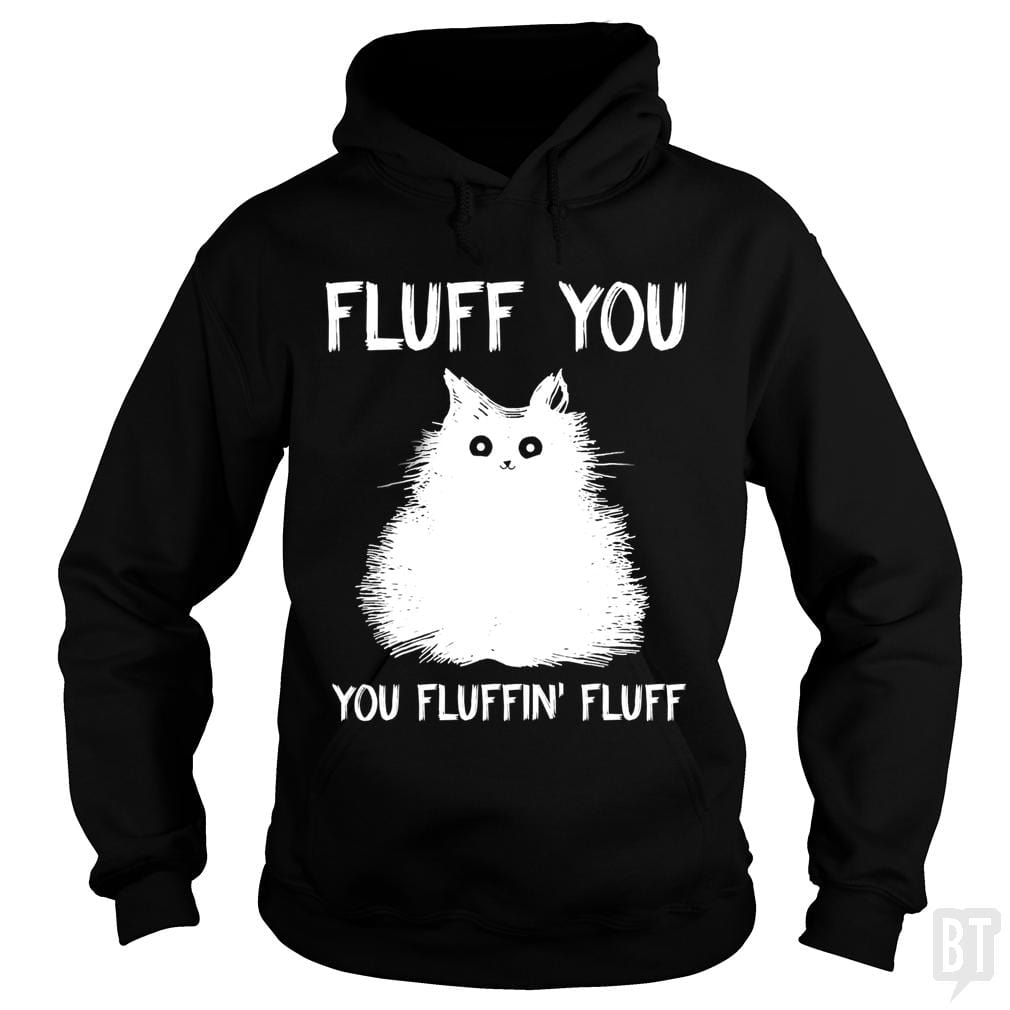 Fluff You You Fluff Funny Cat Hoodie