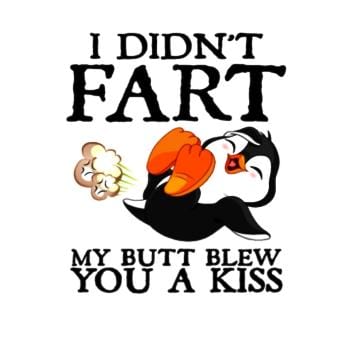 Funny Fart Kiss Tee
