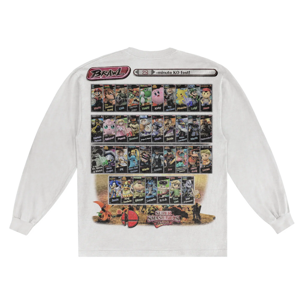 Super Smash Bros. Brawl Classic Long Sleeved Tee