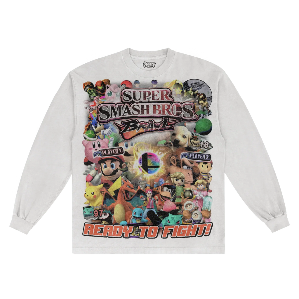 Super Smash Bros. Brawl Classic Long Sleeved Tee