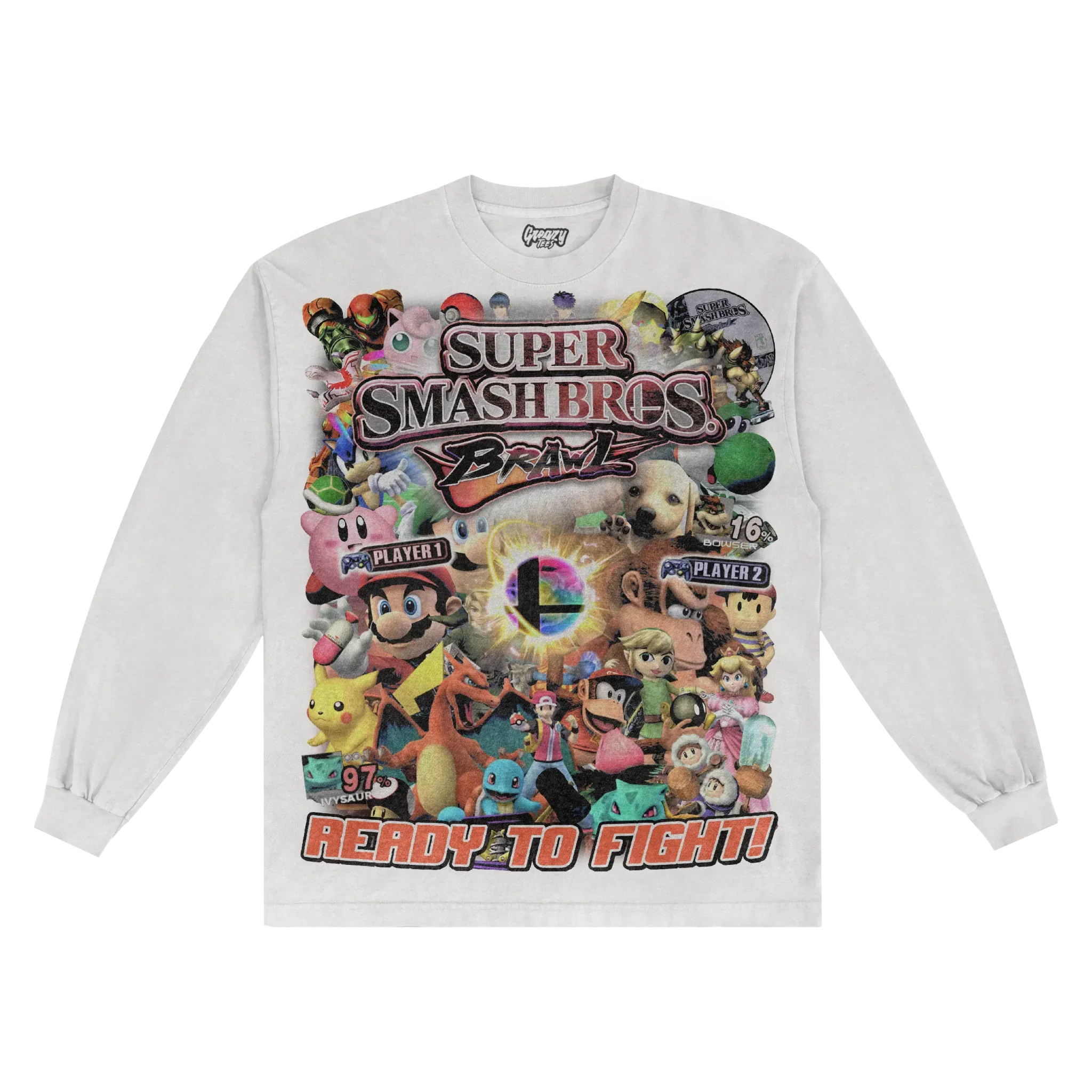 Super Smash Bros. Brawl Classic Long Sleeved Tee
