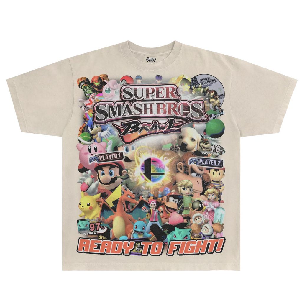Super Smash Bros. Brawl Classic Tee Style003