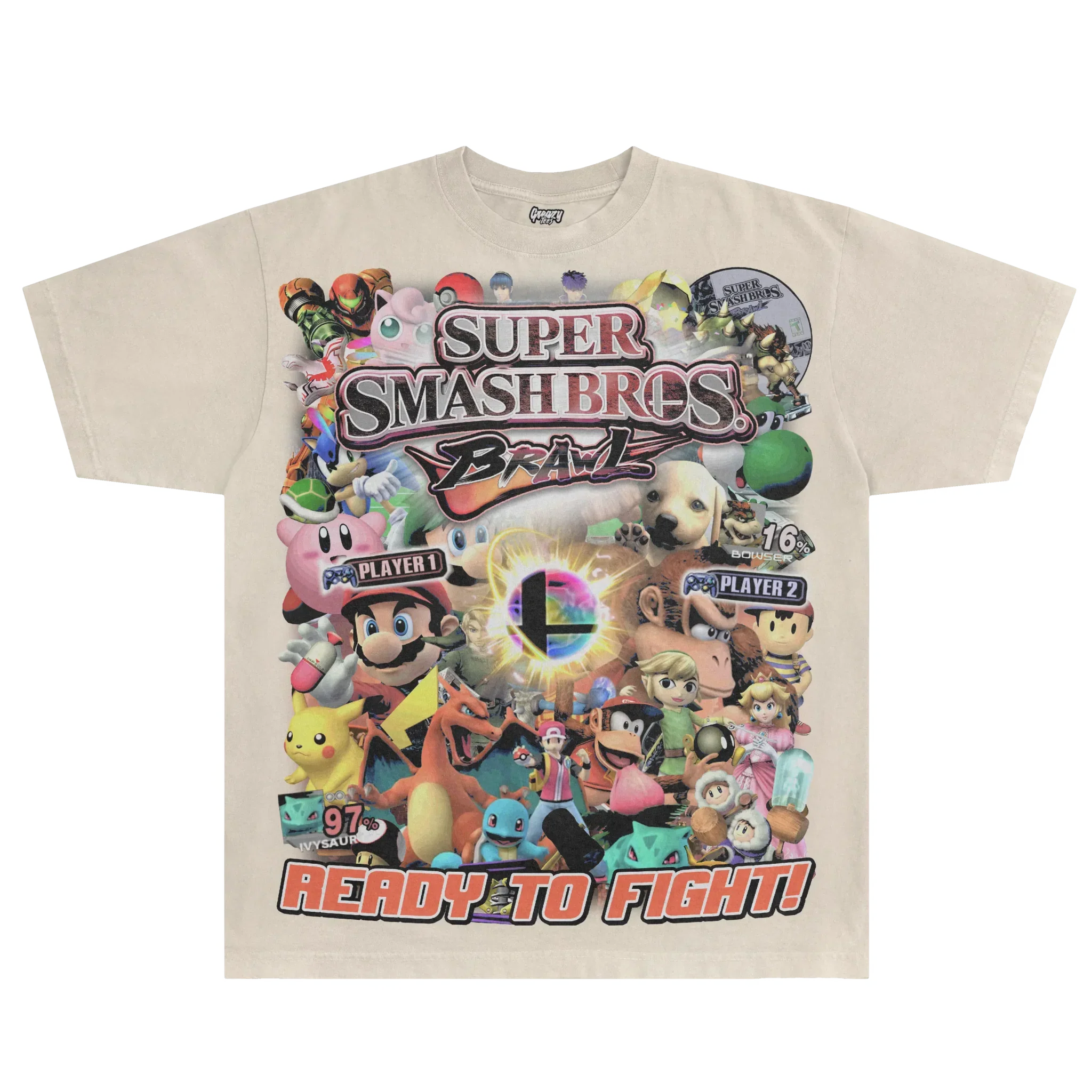 Super Smash Bros. Brawl Classic Tee Style003