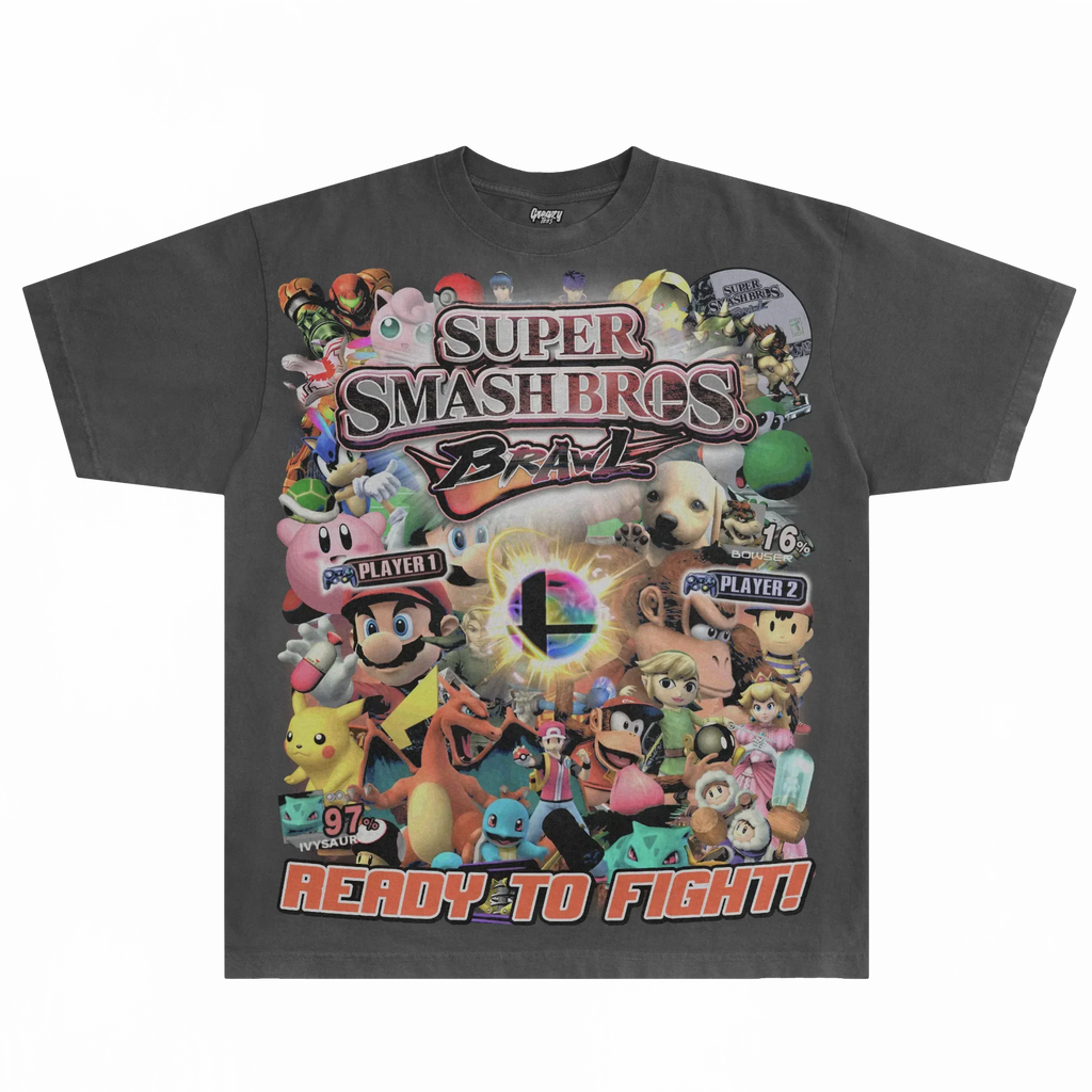 Super Smash Bros. Brawl Classic Tee Style002