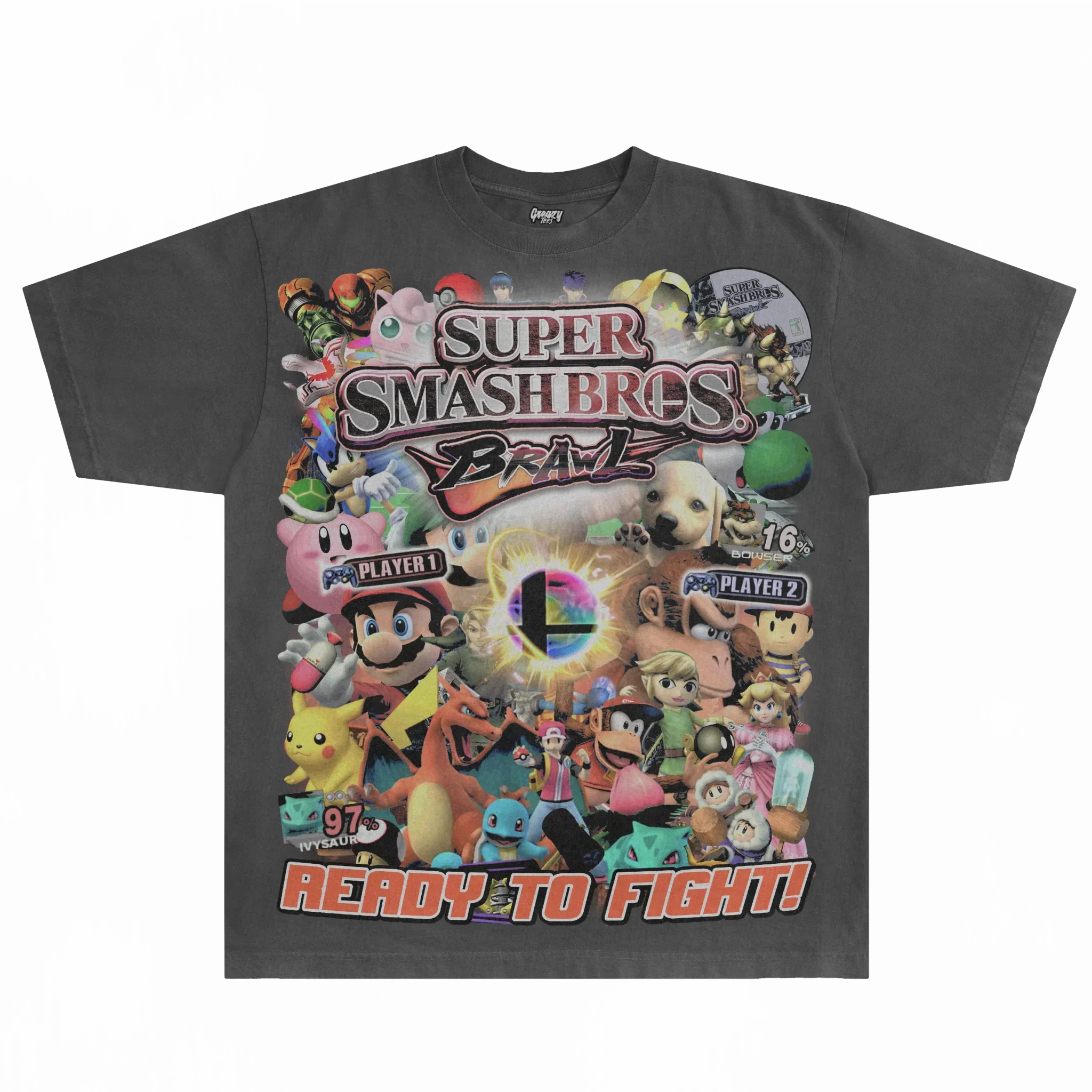 Super Smash Bros. Brawl Classic Tee Style002