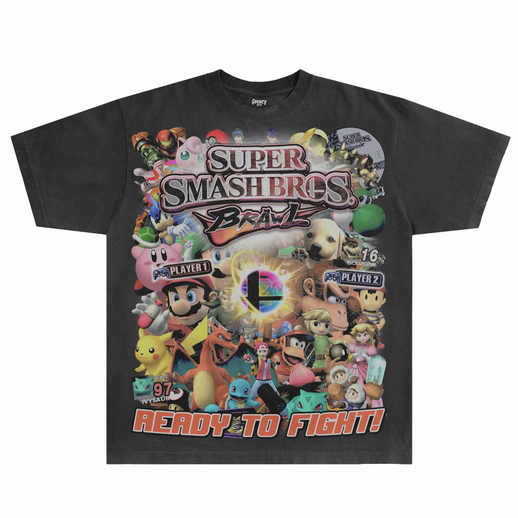 Super Smash Bros. Brawl Classic Tee Style001