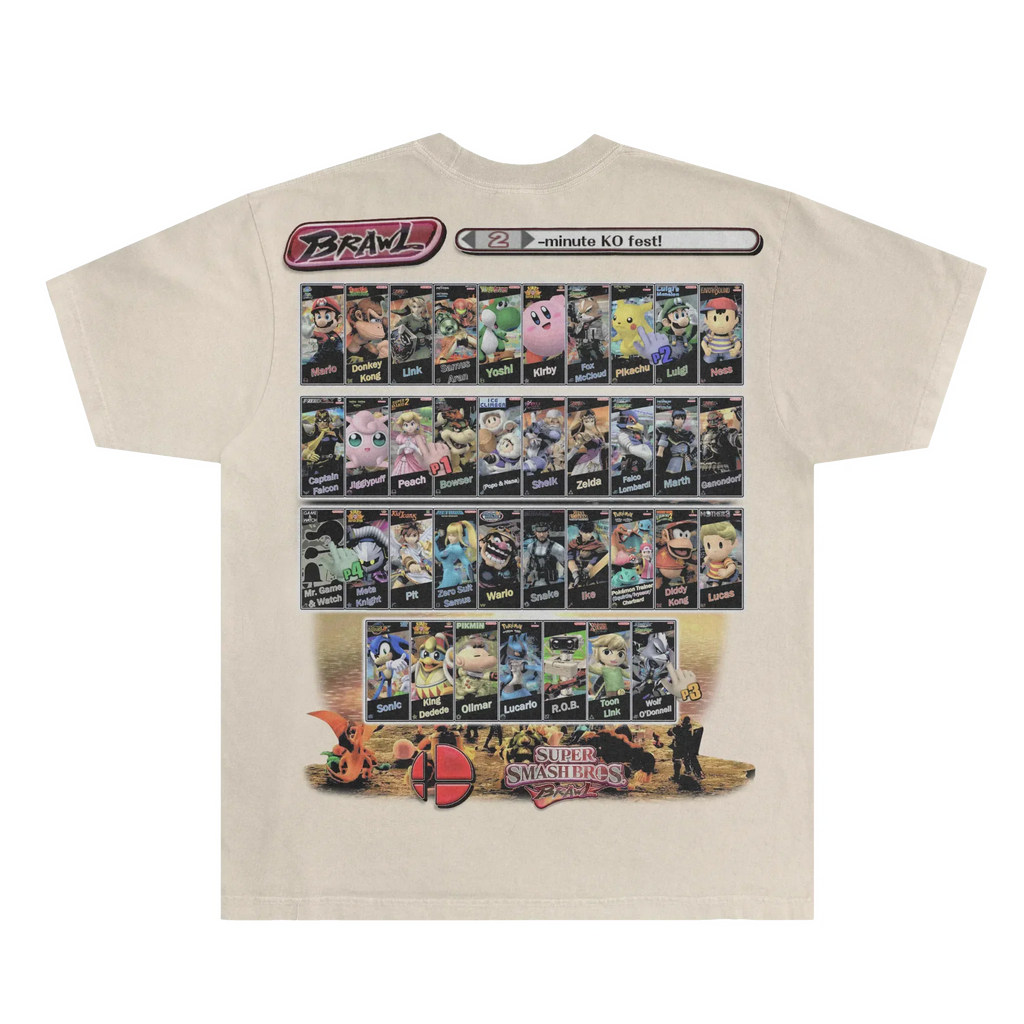 Super Smash Bros. Brawl Classic Tee Style003