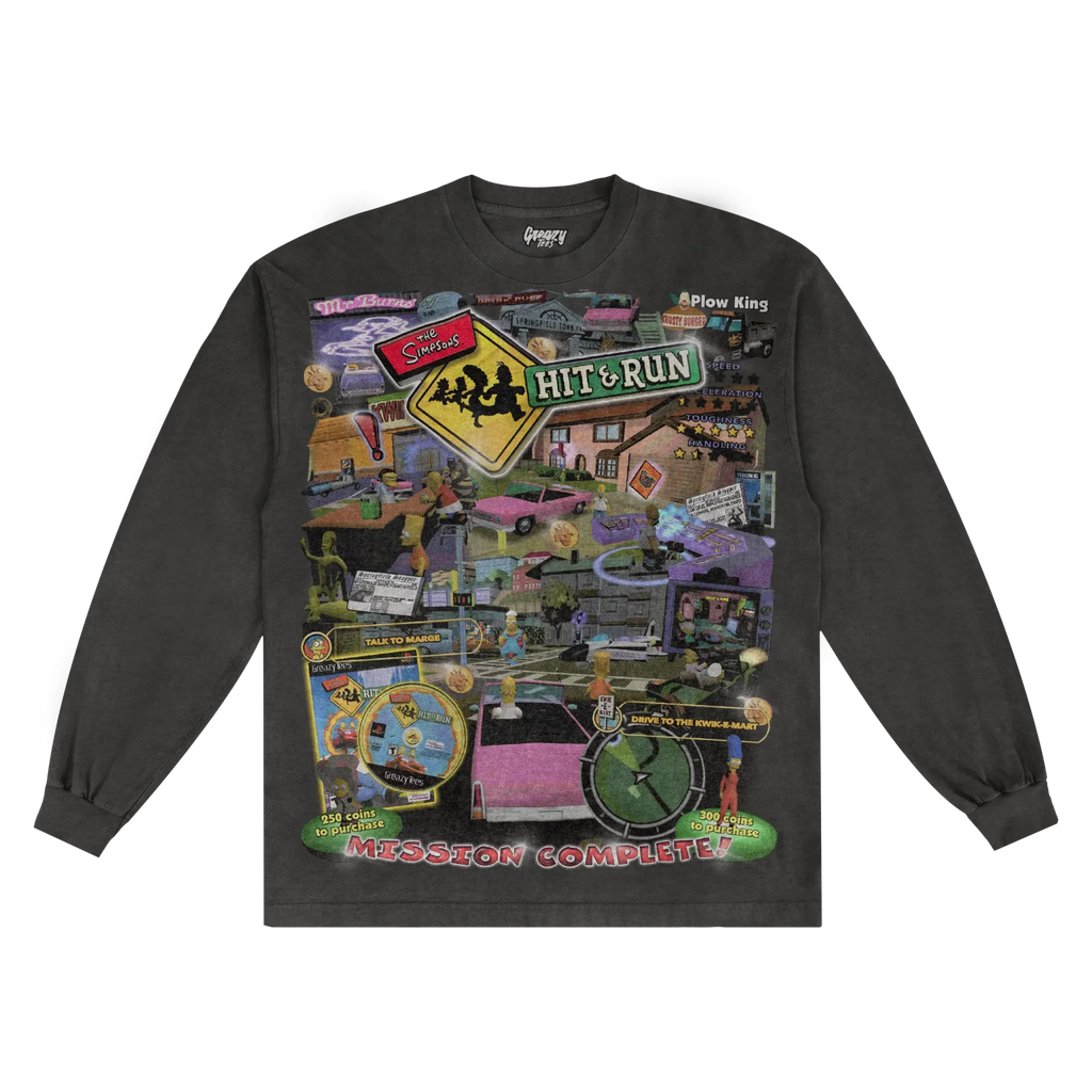 The Simpsons Hit & Run Classic Long Sleeved Tee