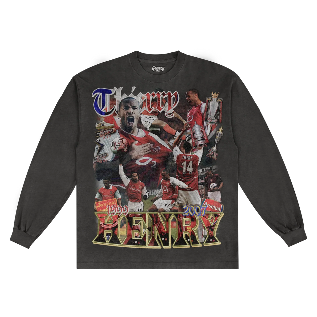 Thierry Henry Classic Long Sleeved Tee