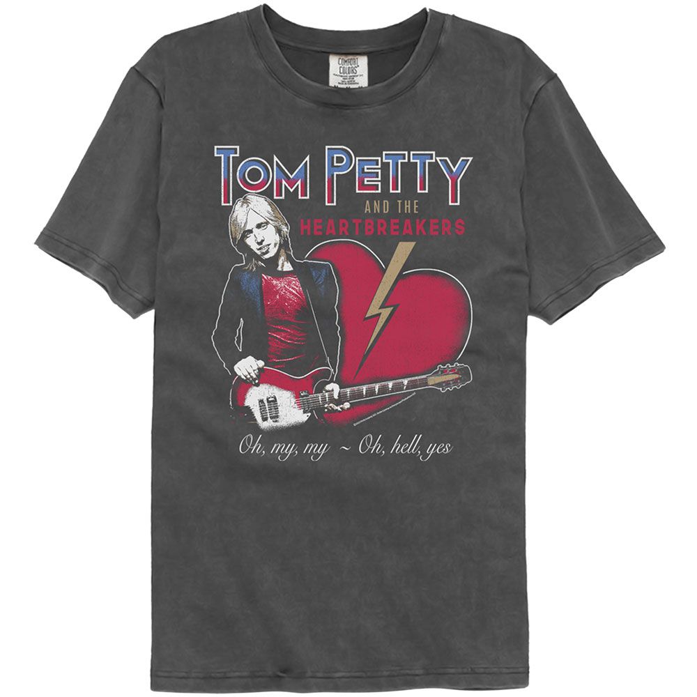 Tom Petty - Oh My My Vintage Wash Black T-Shirt