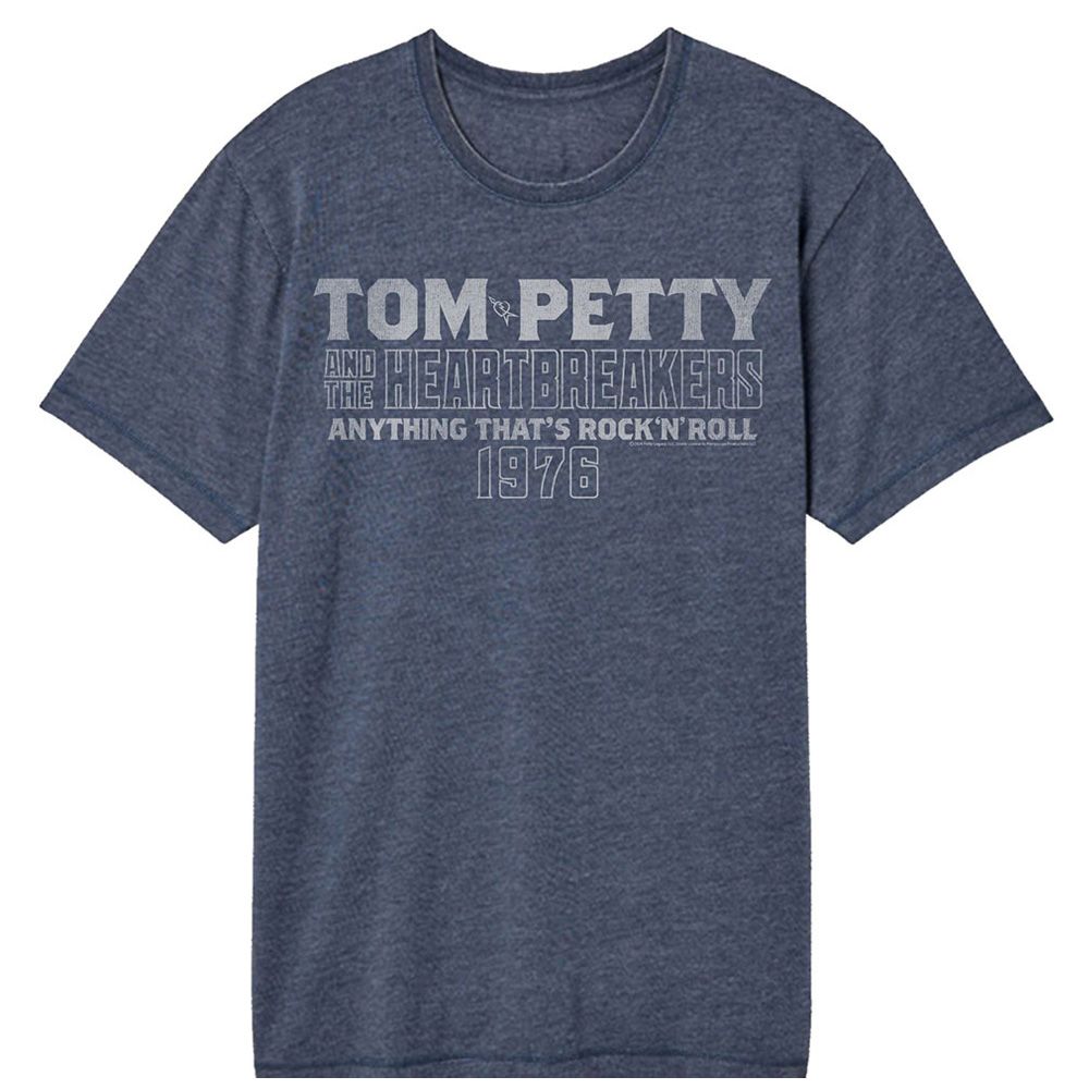 Tom Petty - Stacked Text Vintage Wash T-Shirt