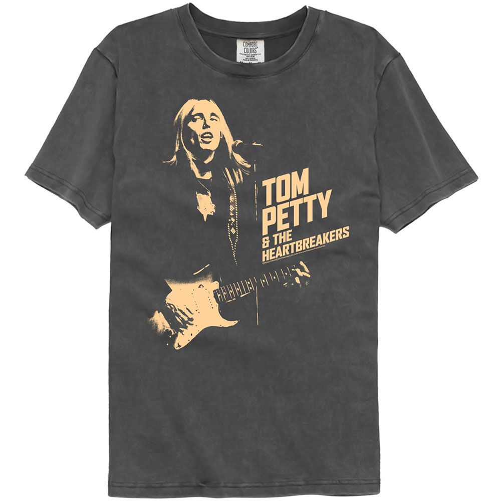 Tom Petty - Tp And Thb 1c Vintage Wash Black T-Shirt