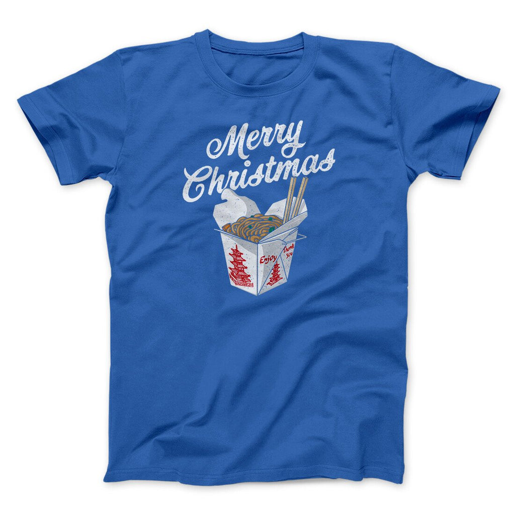 Merry Christmas Takeout Funny Hanukkah Men/Unisex T-Shirt