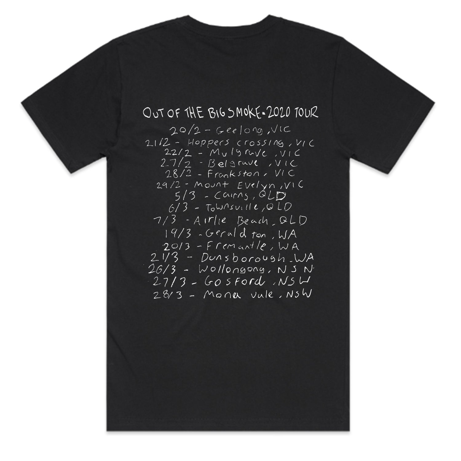 The Big Smoke Tour Tee (Black)