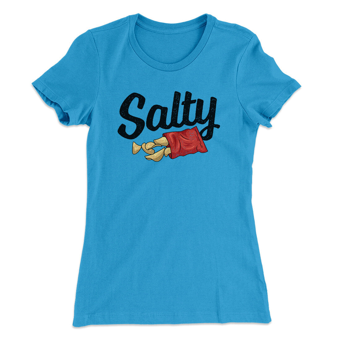 Salty Chips Funny Women's T-Shirt
