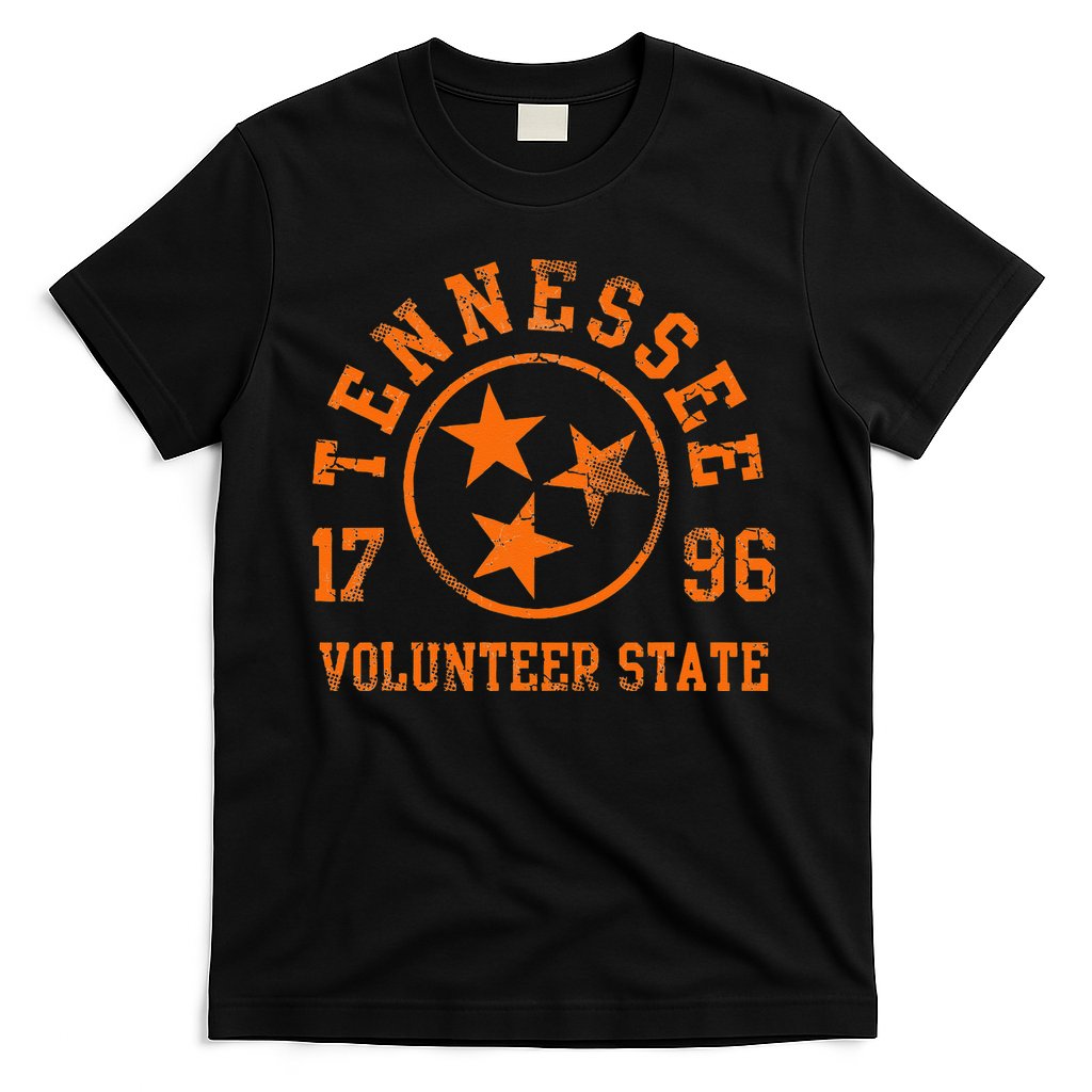 Tennessee Volunteer State Flag Home Vintage Distressed T-Shirt