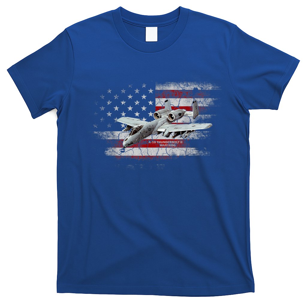 US Military Jet A10 Warthog US Warplane Fighter Jet Vintage T-Shirt
