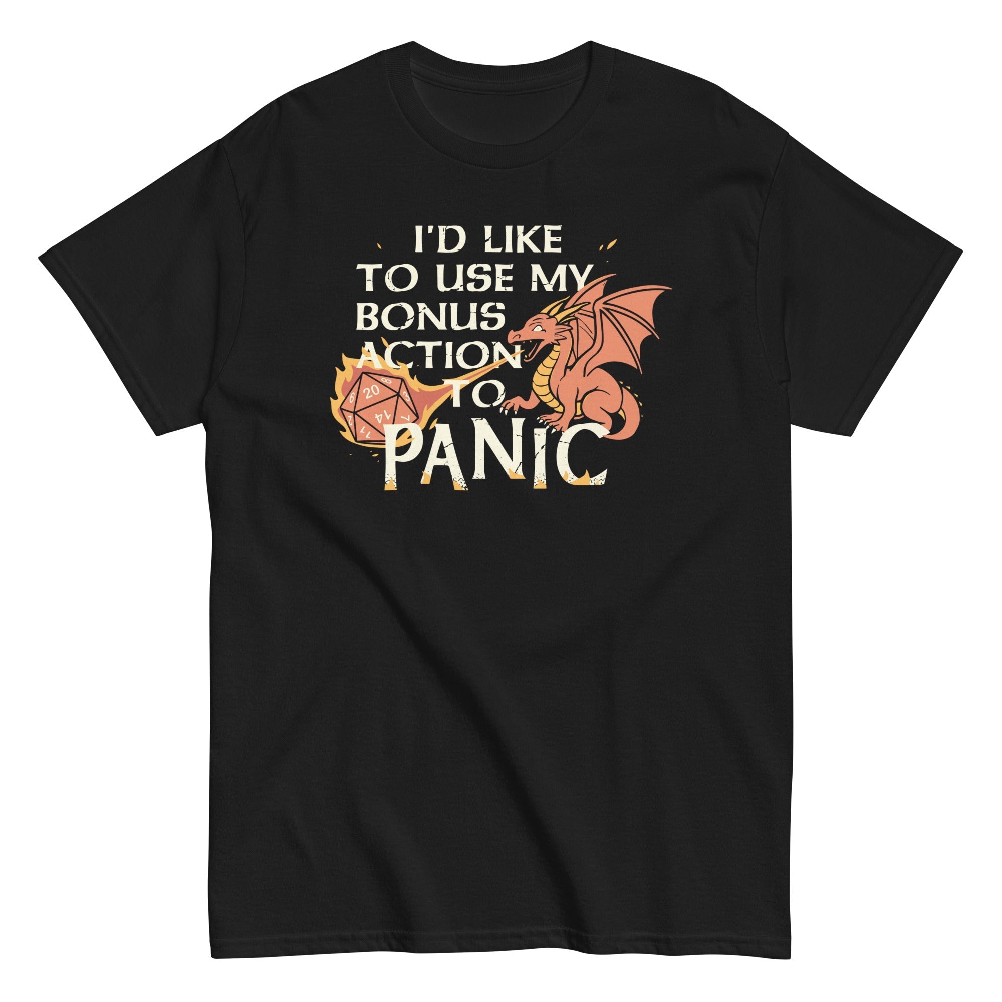 I'd Like To Use My Bonus Action To Panic Men's Classic Tee