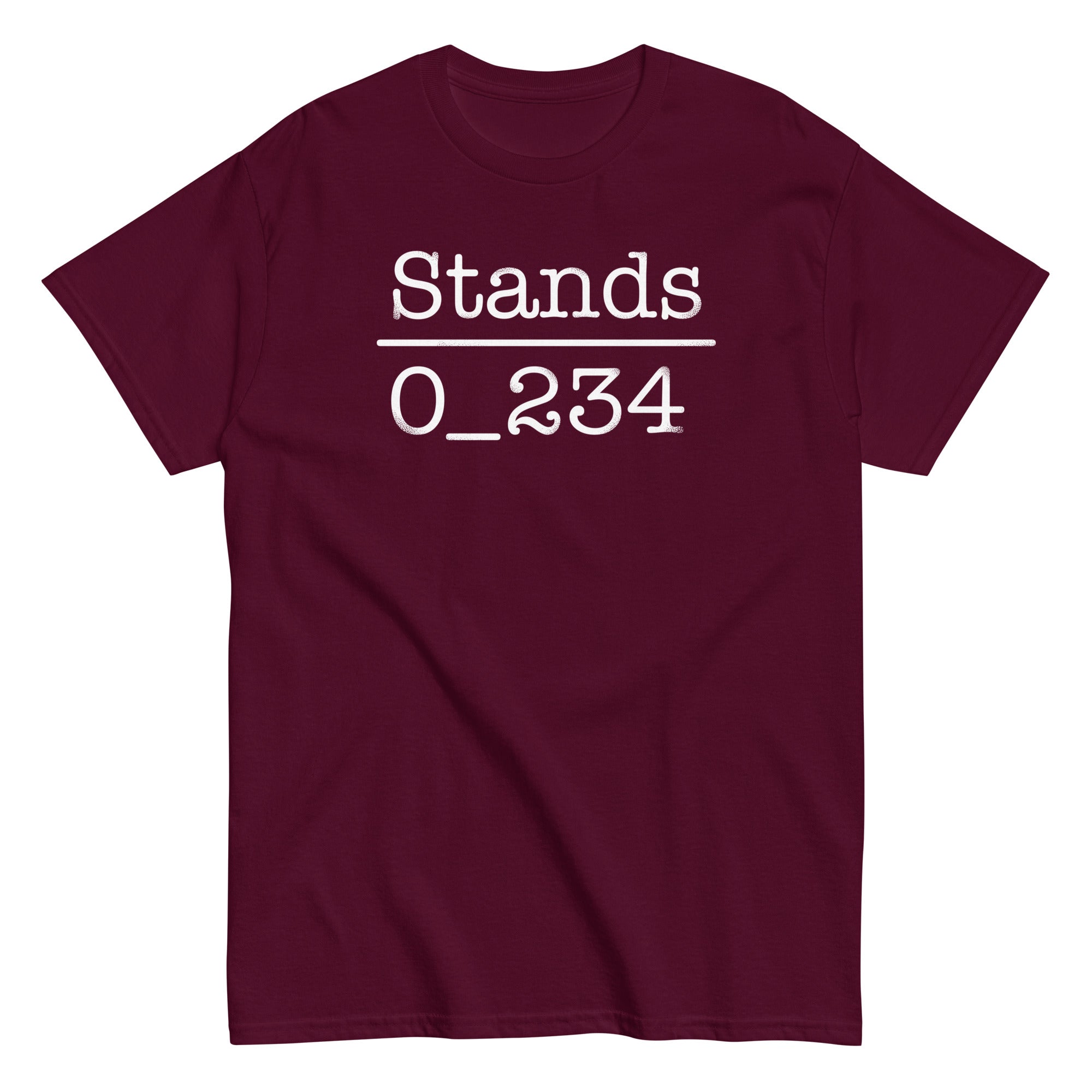 No 1 Under Stands Men's Classic Tee