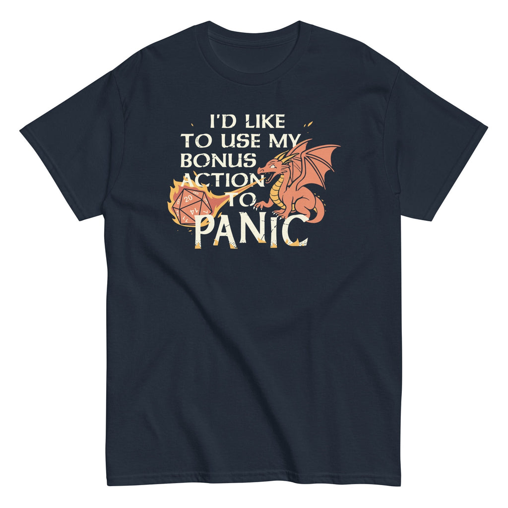 I'd Like To Use My Bonus Action To Panic Men's Classic Tee
