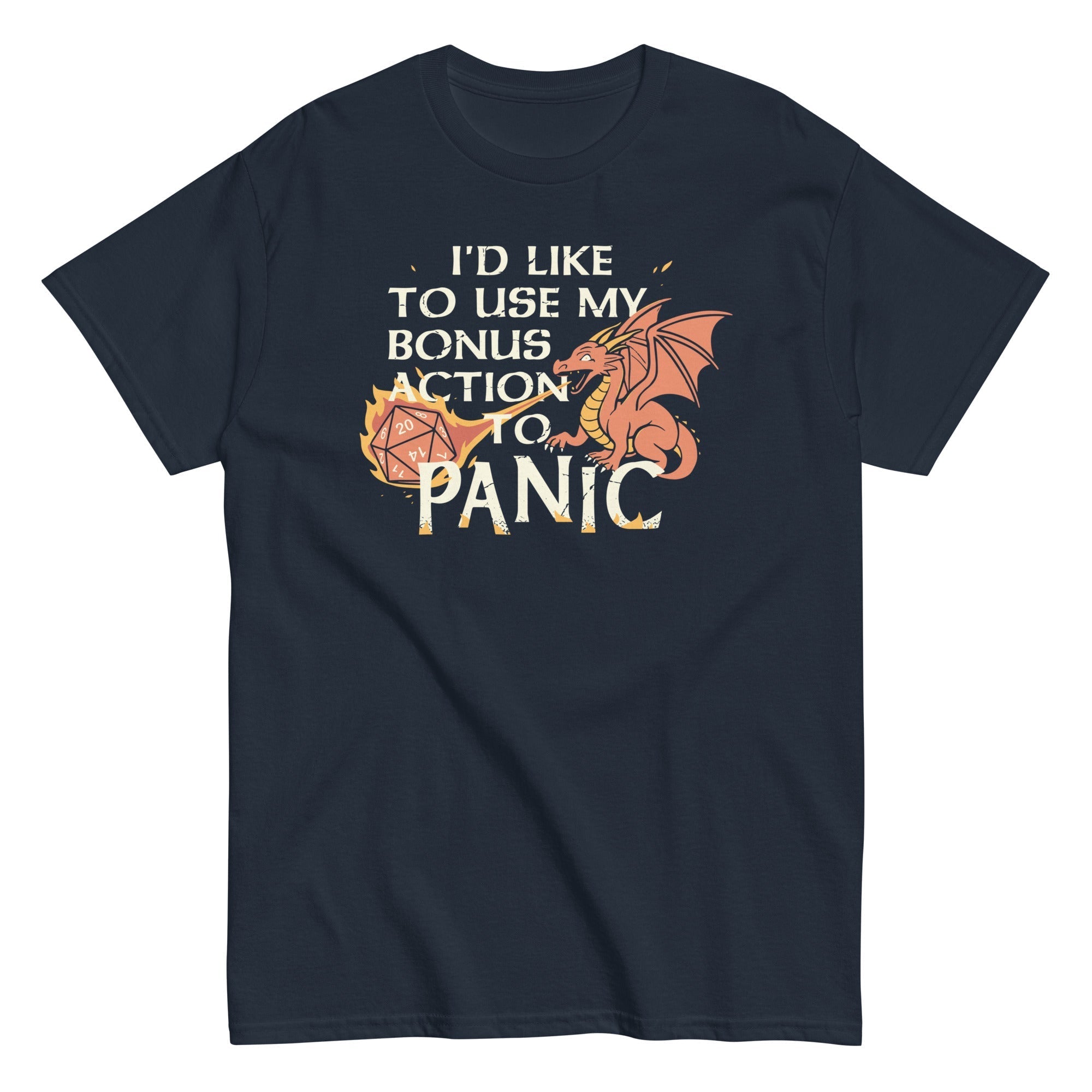 I'd Like To Use My Bonus Action To Panic Men's Classic Tee
