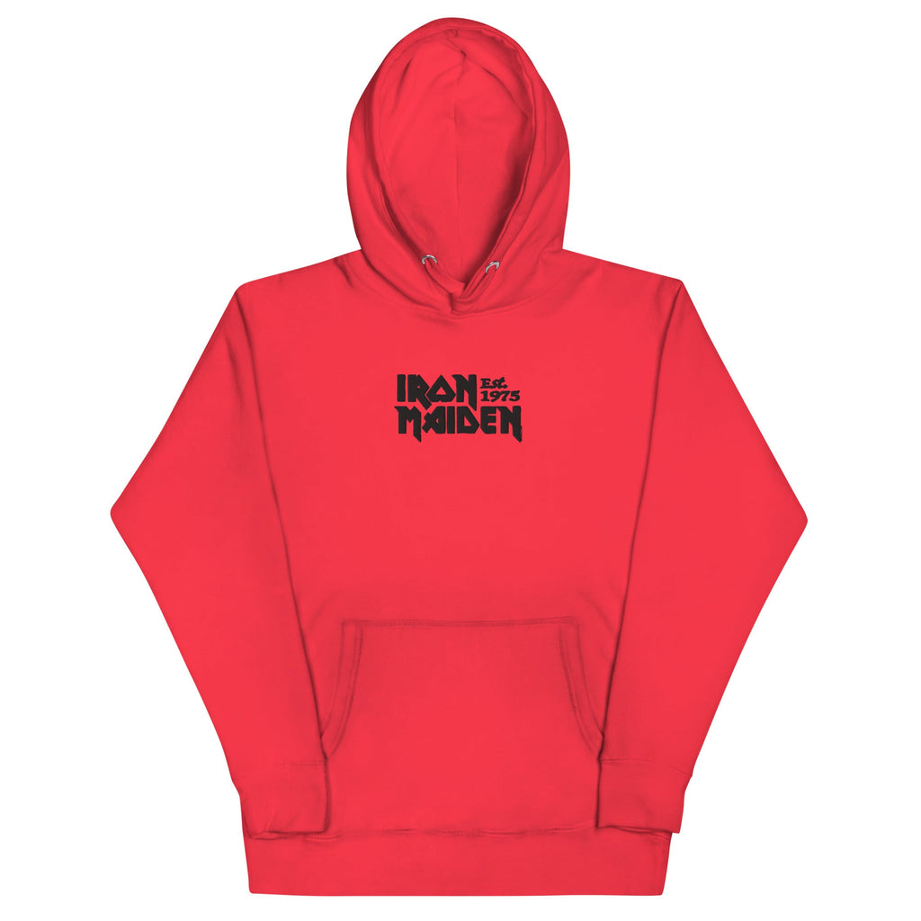 Iron Maiden Vintage 1975 HD Embroidered Hoodie