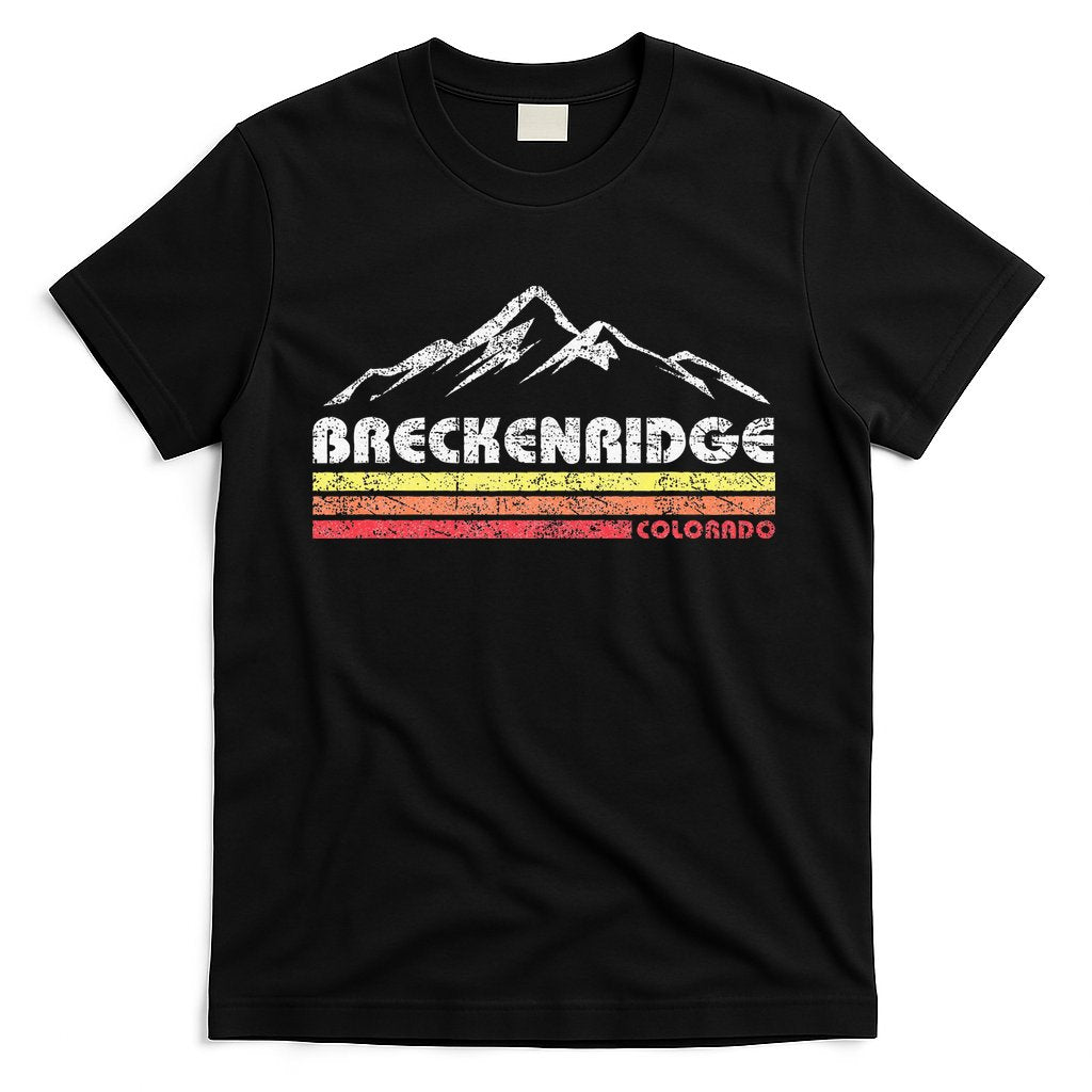 Vintage Breckenridge Colorado Throwback Retro Mountain T-Shirt