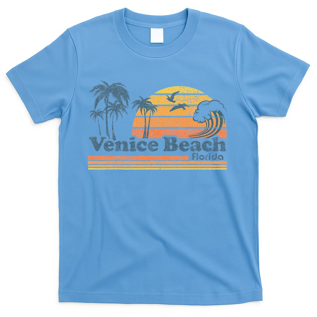 Venice Beach Florida Vintage Spring Break Vacation Retro T-Shirt