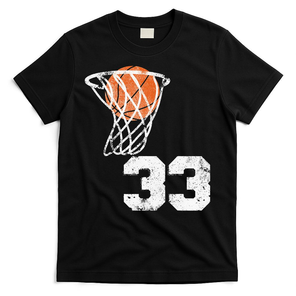 Vintage Basketball Jersey Number 33 Player Number T-Shirt