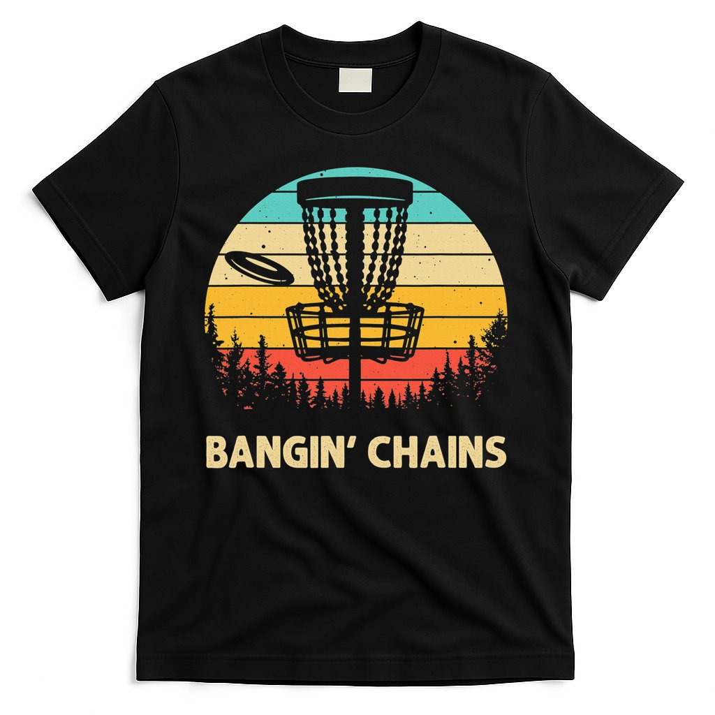 Vintage Disc Golf Basket Tree Funny Stupid Tree Frisbee T-Shirt