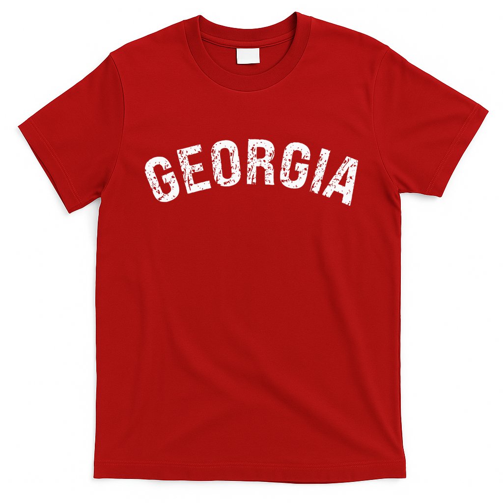 Vintage Georgia Georgia Red T-Shirt