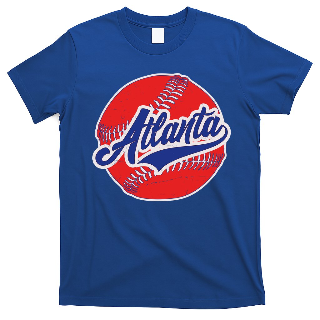 Vintage Atlanta Baseball Sports Logo T-Shirt