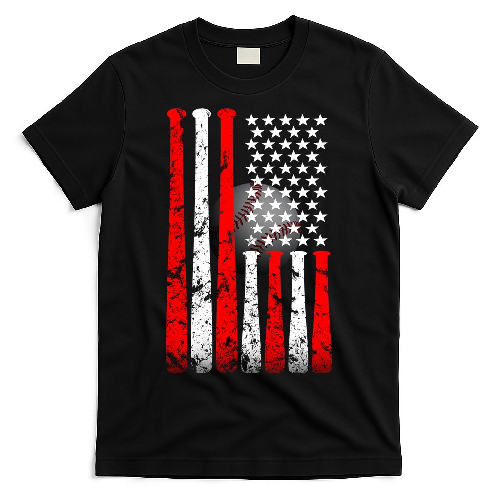 Vintage Baseball Flag T-Shirt