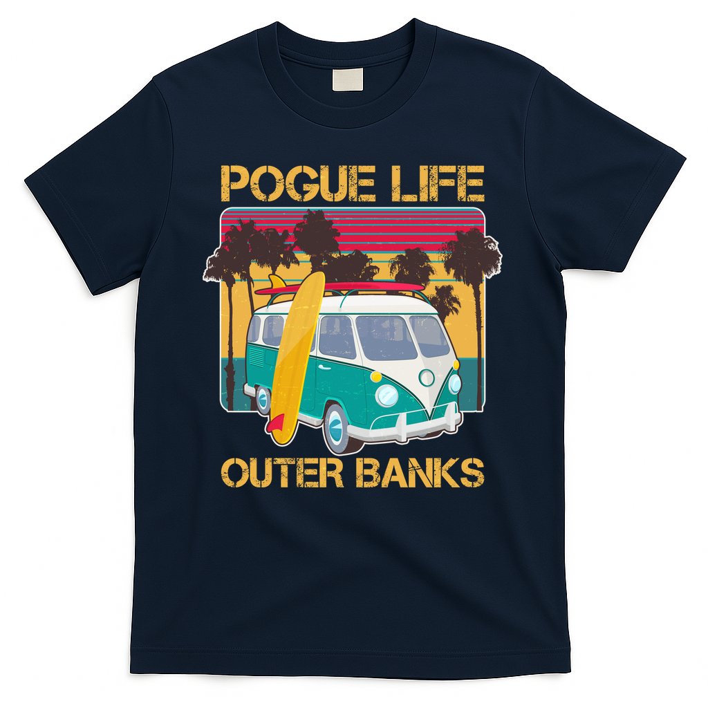 Vintage Pouge Life Outer Bank Beach T-Shirt
