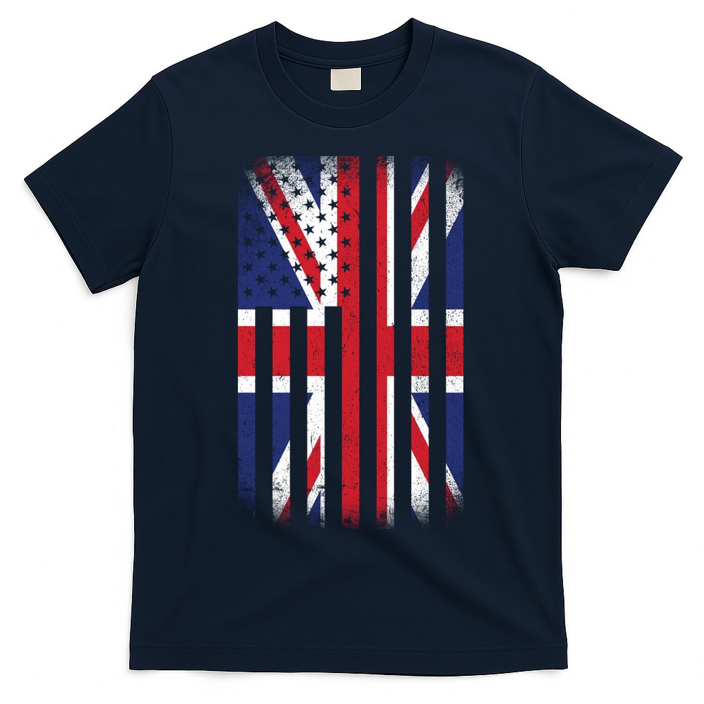 Vintage Union Jack British Flag United Kingdom T-Shirt