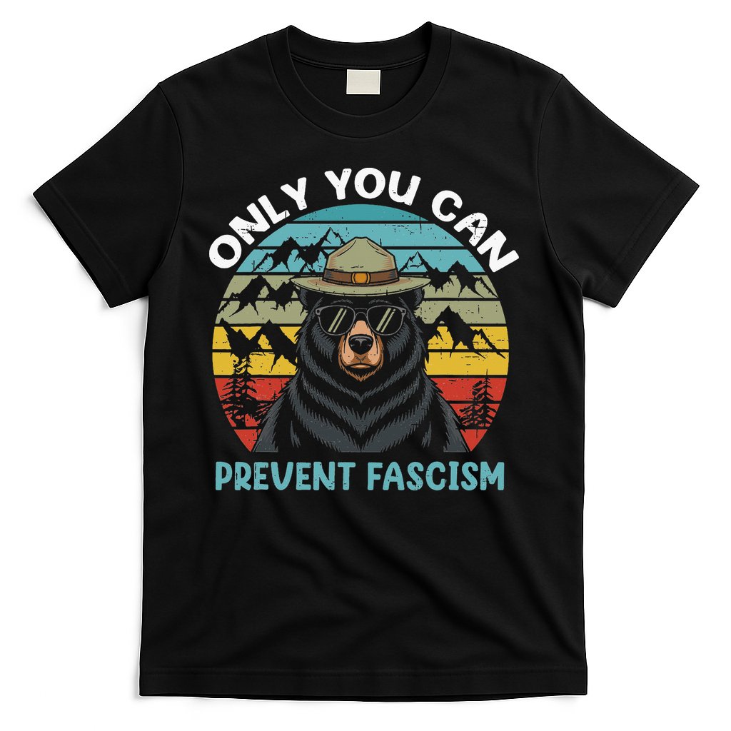 Vintage Resist Only You Can Prevent Fascism T-Shirt Style001