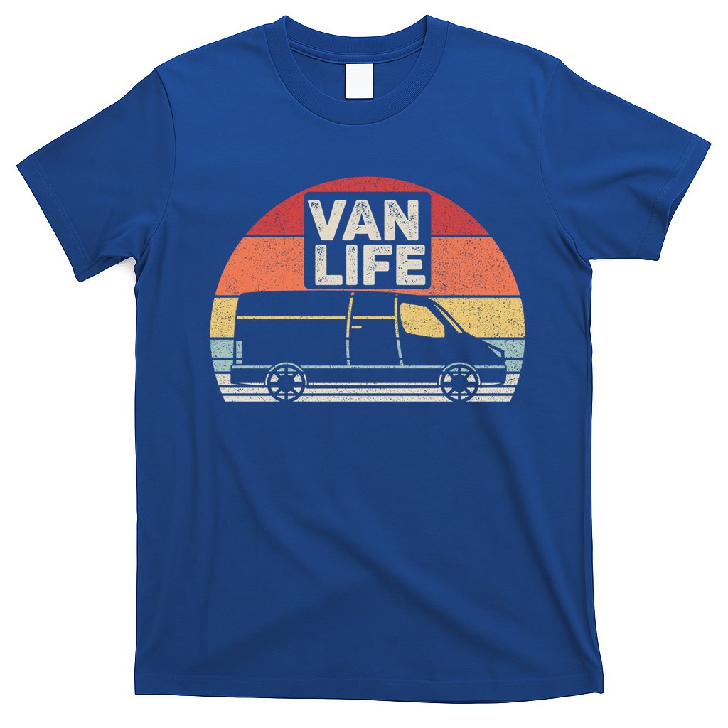 Vintage Retro Vanlife Camper Van Life Meaningful Gift T-Shirt