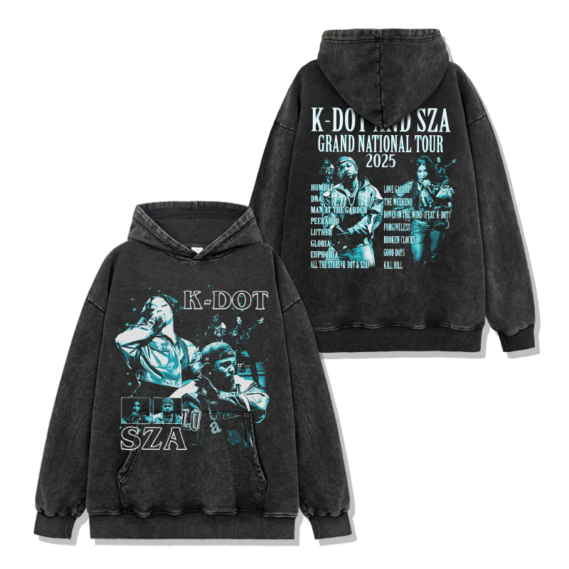 K-Dot and Sza "Grand national Tour 2025" Hoodie
