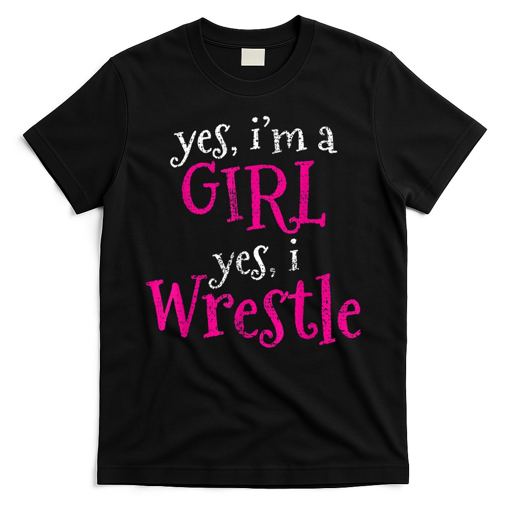 Wrestler Girl Wrestling Vintage T-Shirt