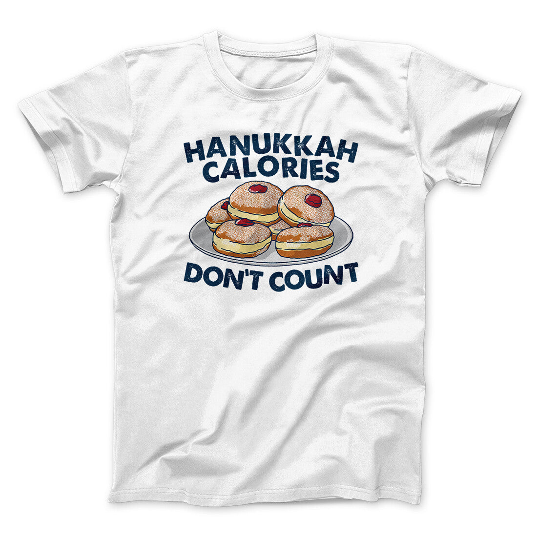 Hanukkah Calories Don't Count Funny Hanukkah Men/Unisex T-Shirt