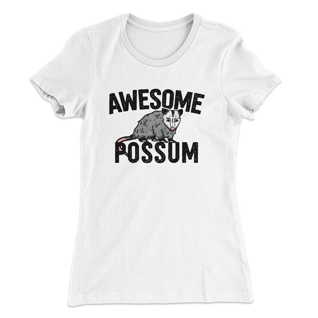 Awesome Possum Funny Women's T-Shirt