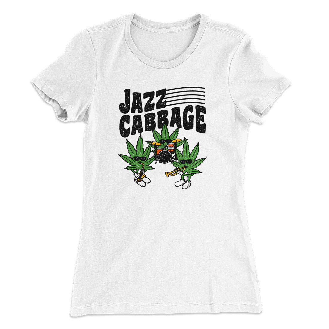 Jazz Cabbage Funny Women's T-Shirt