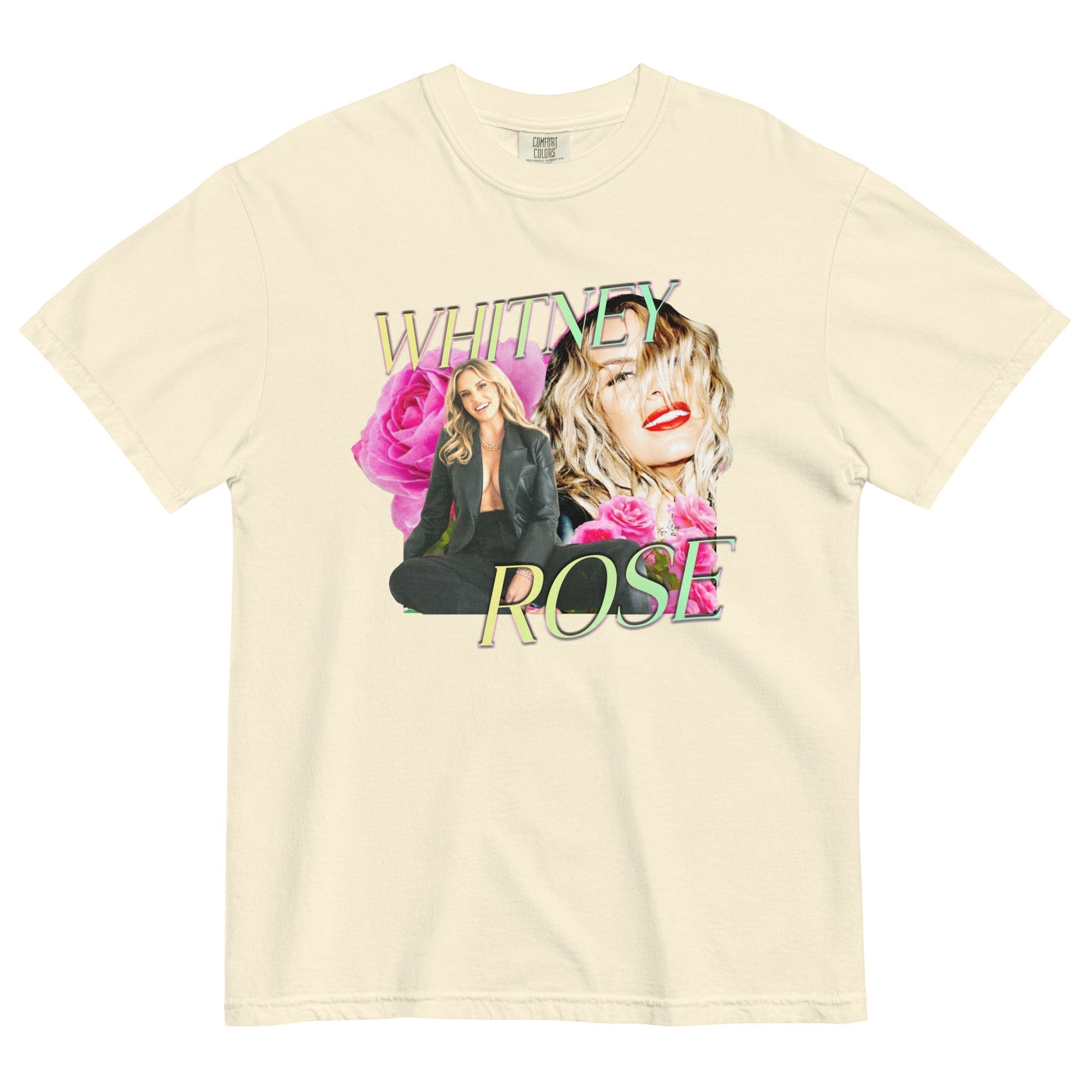 Whitney Rose - Vintage Collage Garment Dyed T-Shirt